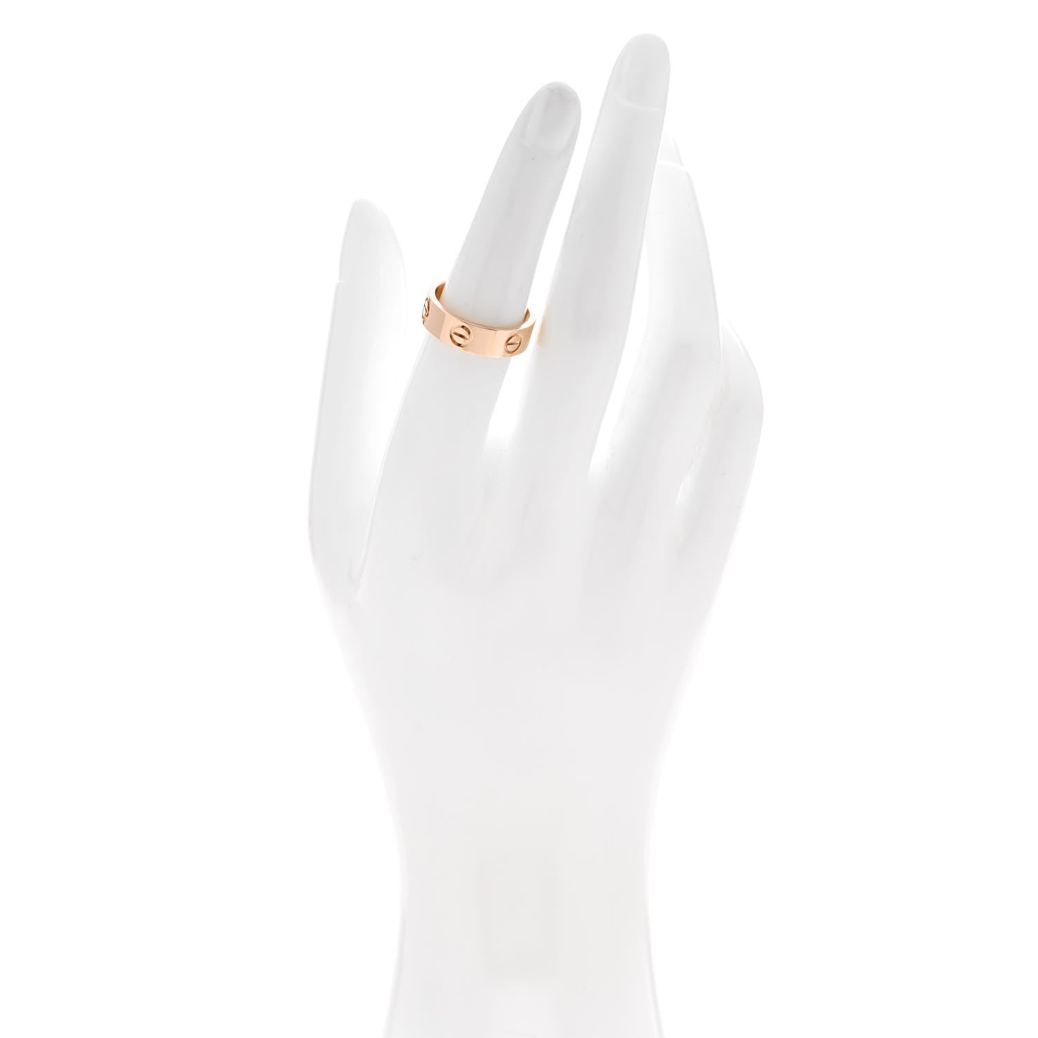 Cartier 18K Pink Gold 5.5mm LOVE Ring 53 6.5 2 of 5