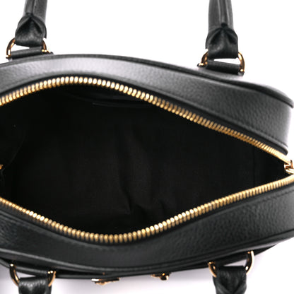 Versace Saffiano Virtus Small Bowling Bag Black 5 of 15