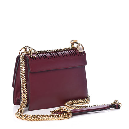 Fendi Vitello Grace Openwork Small Kan I Shoulder Bag Barolo 3 of 8