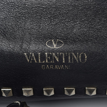 Valentino Garavani Vitello Small Rockstud Tote Black 8 of 12