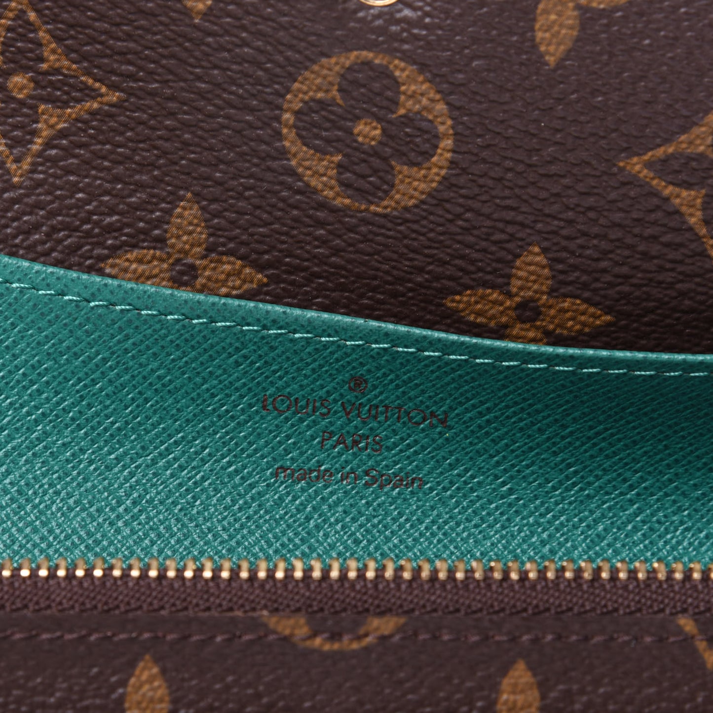 Monogram Emilie Wallet Vert
