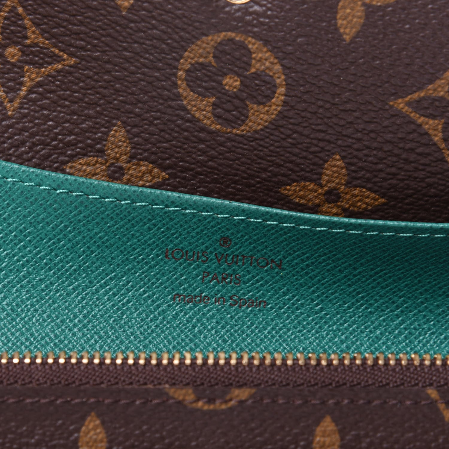Louis Vuitton Monogram Emilie Wallet Vert 4 of 4