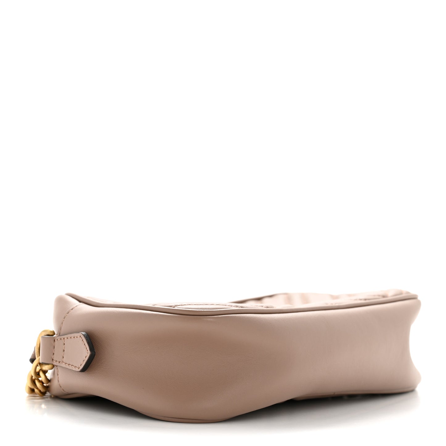 Calfskin Matelasse Small GG Marmont Chain Shoulder Bag Porcelain Rose