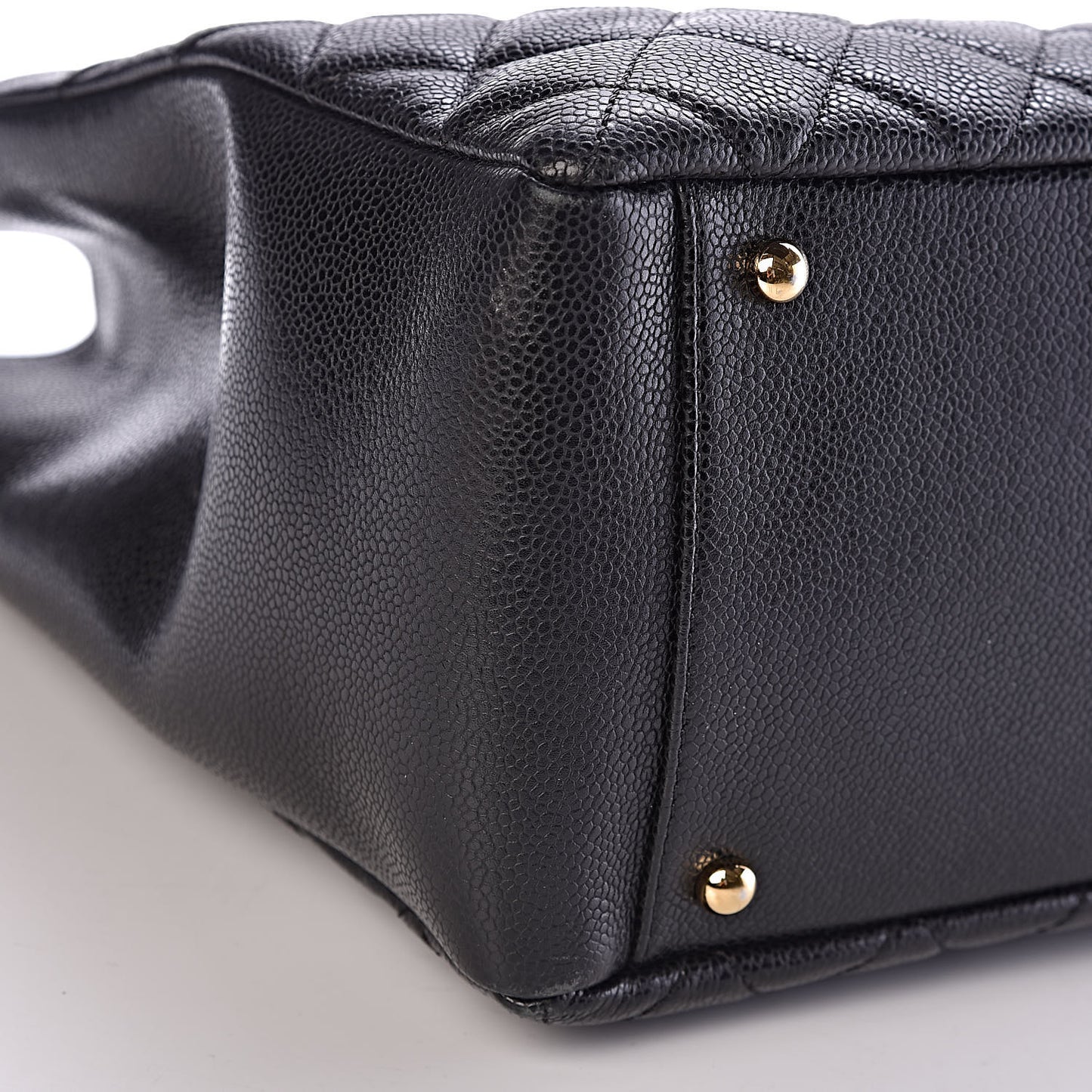 Caviar Quilted XL Grand Shopping Tote GST Black
