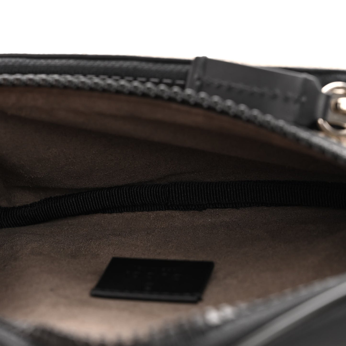 GG Supreme Monogram Belt Bag Black