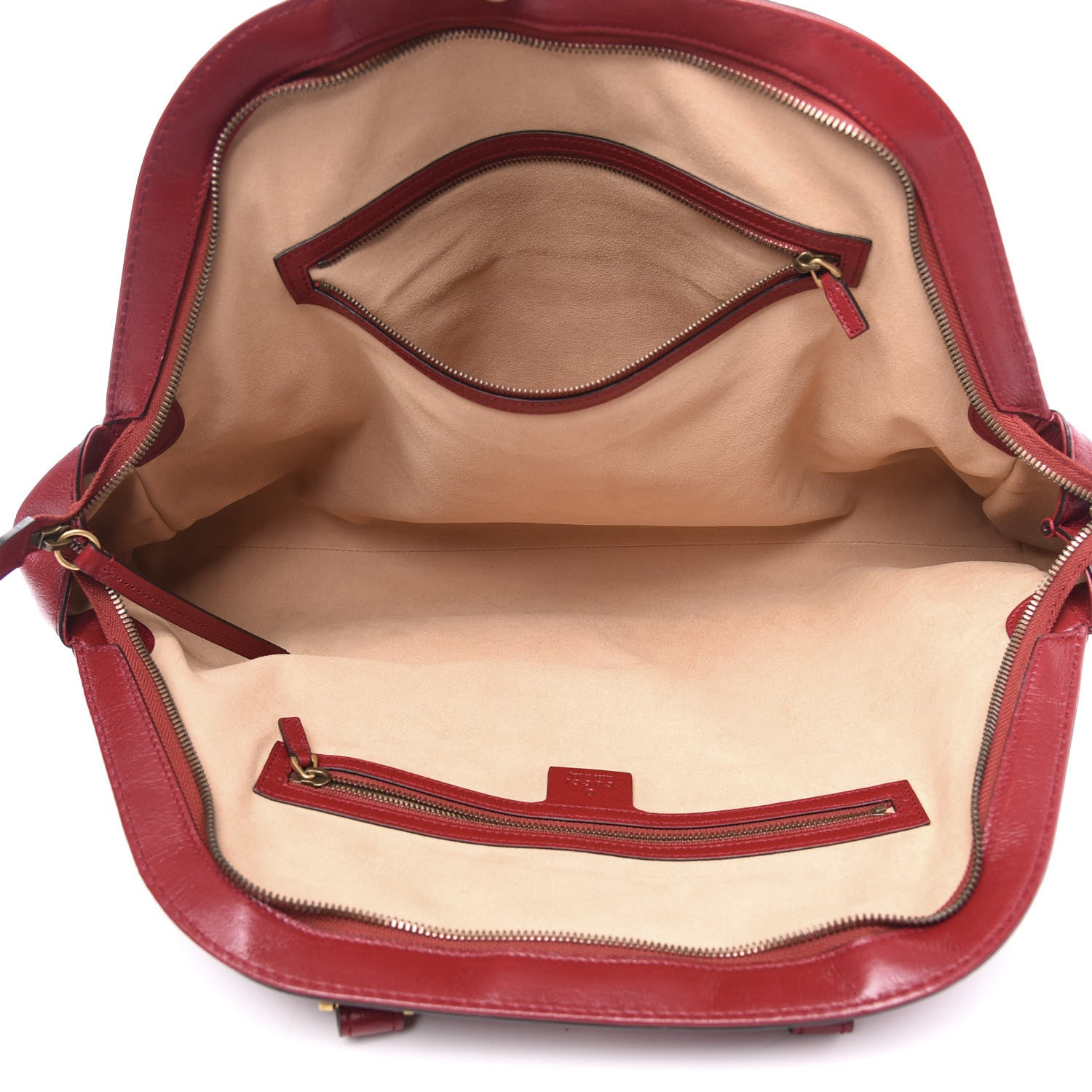 Gucci Calfskin Large Re(Belle) Top Handle Bag Red 4 of 10