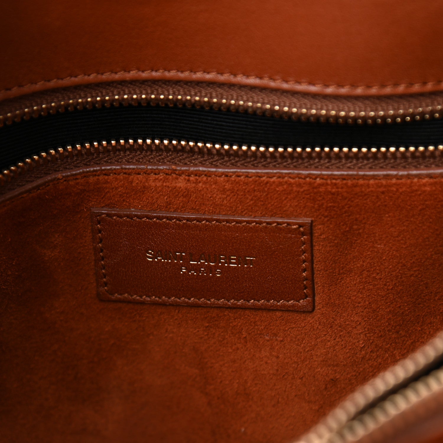 Saint Laurent Calfskin Small Sac De Jour Cognac 6 of 11