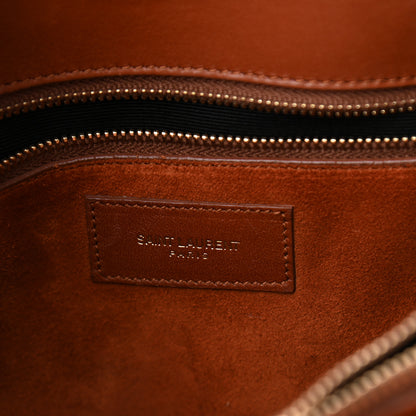 Saint Laurent Calfskin Small Sac De Jour Cognac 6 of 11
