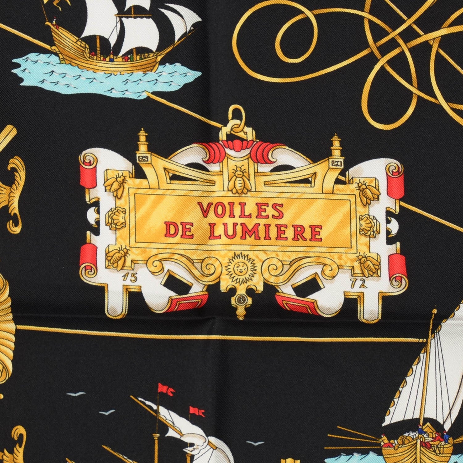 Hermes Silk Voiles De Lumiere Scarf 90 4 of 9