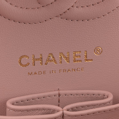 Chanel Lambskin Quilted Small Double Flap Light Pink 6 of 13