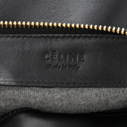 Celine Lambskin Large Trio Crossbody Bag Black 8 of 14