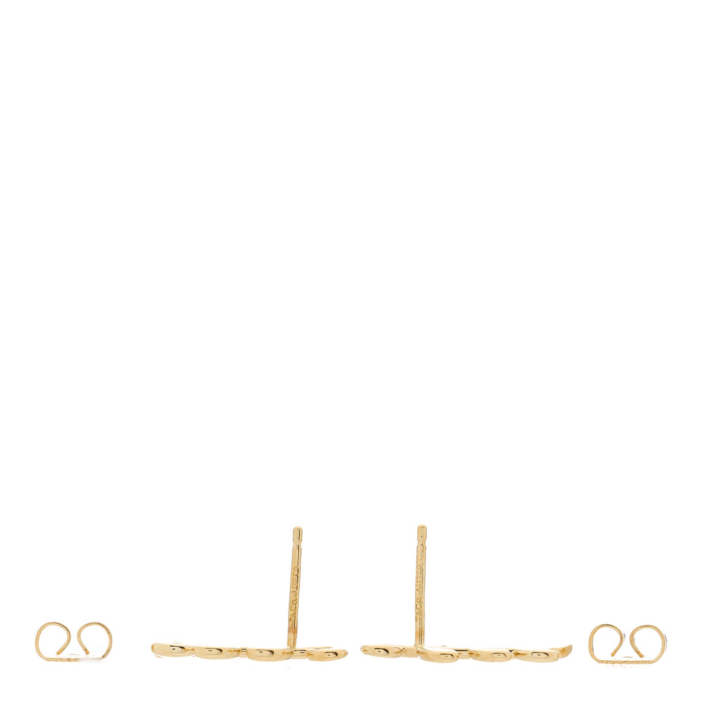 18K Yellow Gold Paloma Picasso Olive Leaf Climber Earrings