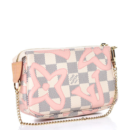 Louis Vuitton Damier Azur Tahitienne Mini Pochette Accessories 3 of 8