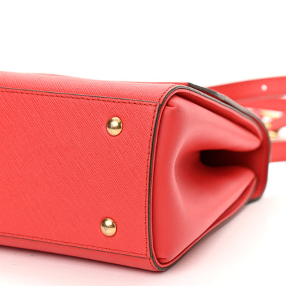 MCM Saffiano Top Handle Crossbody 9 of 12