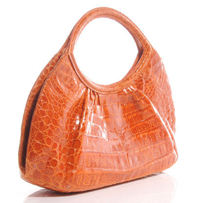 Nancy Gonzalez Crocodile Small Handbag Orange 3 of 7