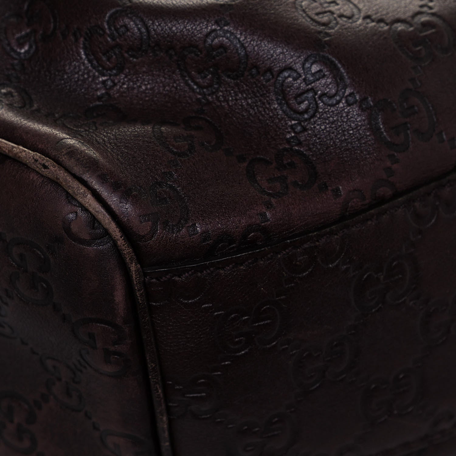 Gucci Guccissima Medium Sukey Tote Chocolate 8 of 17