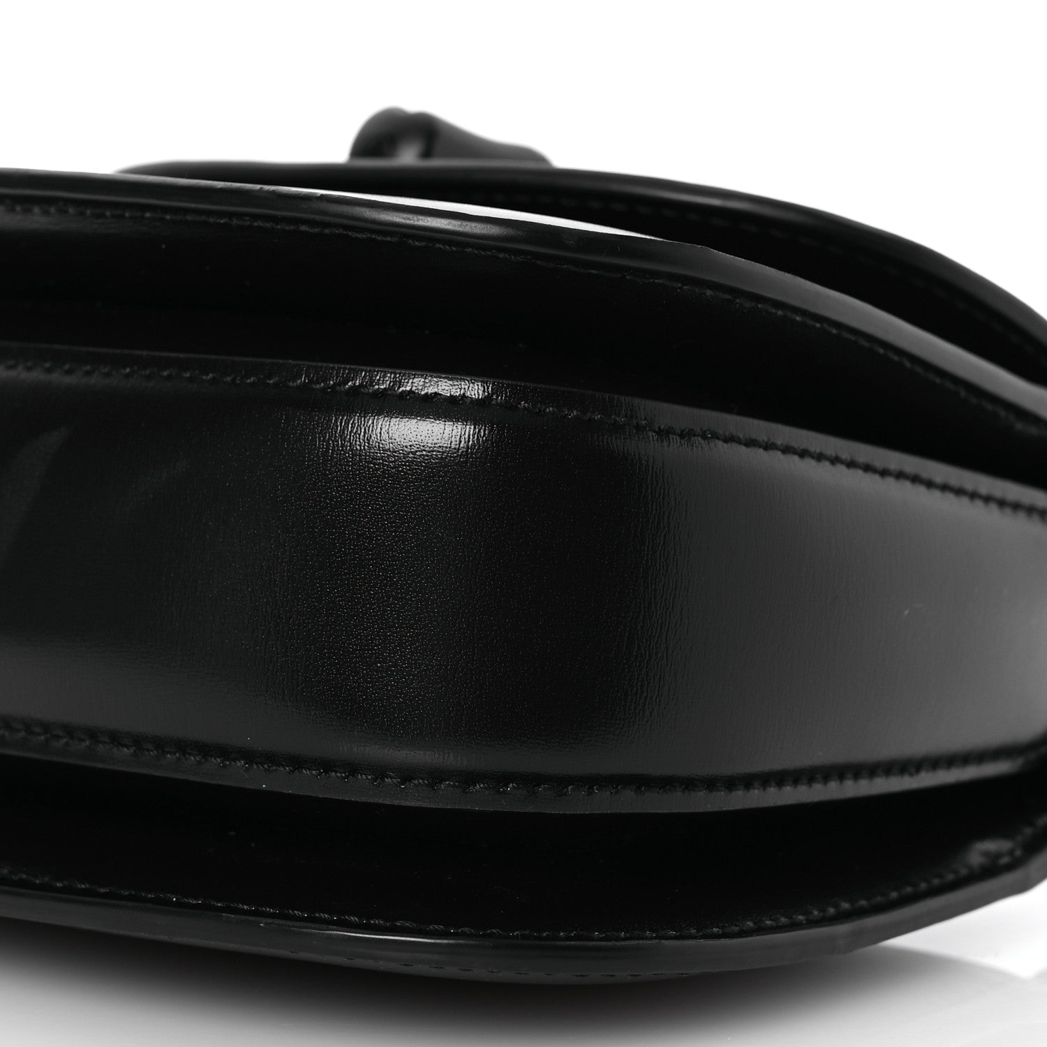 Gucci Boarded Dyana Lux Calfskin Web Monochrome Mini Bamboo 1947 Top Handle Bag Black 10 of 11