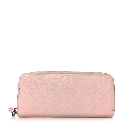 Louis Vuitton Empreinte Clemence Wallet Rose Ballerine 1 of 8