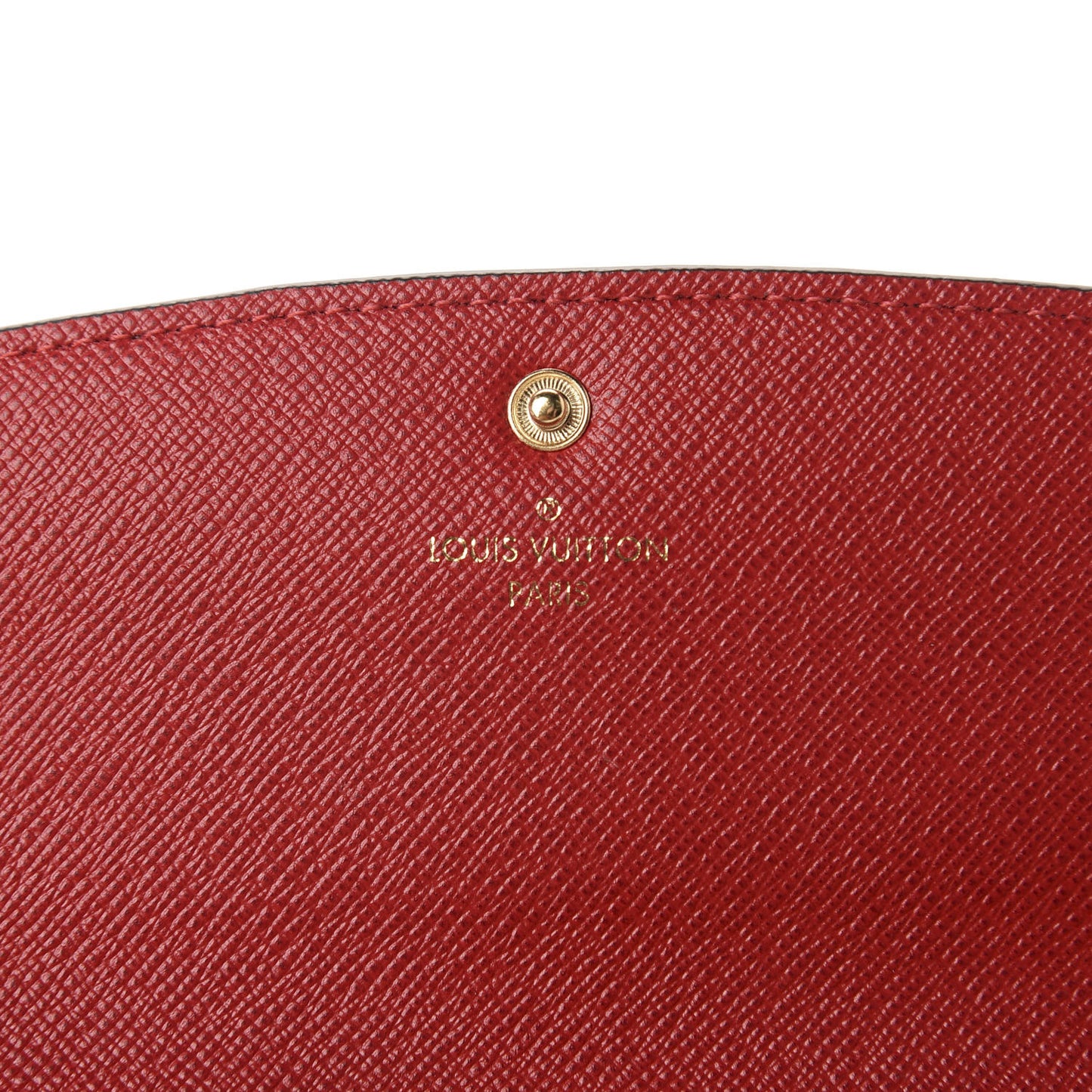 Damier Ebene Emilie Wallet Red