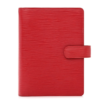 Louis Vuitton Epi Medium Ring Agenda Cover Red 1 of 7
