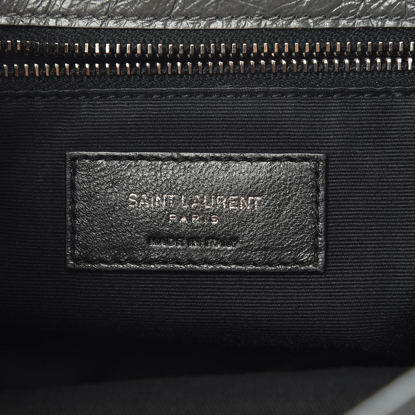 Crinkled Calfskin Matelasse Monogram Large Niki Chain Satchel Storm