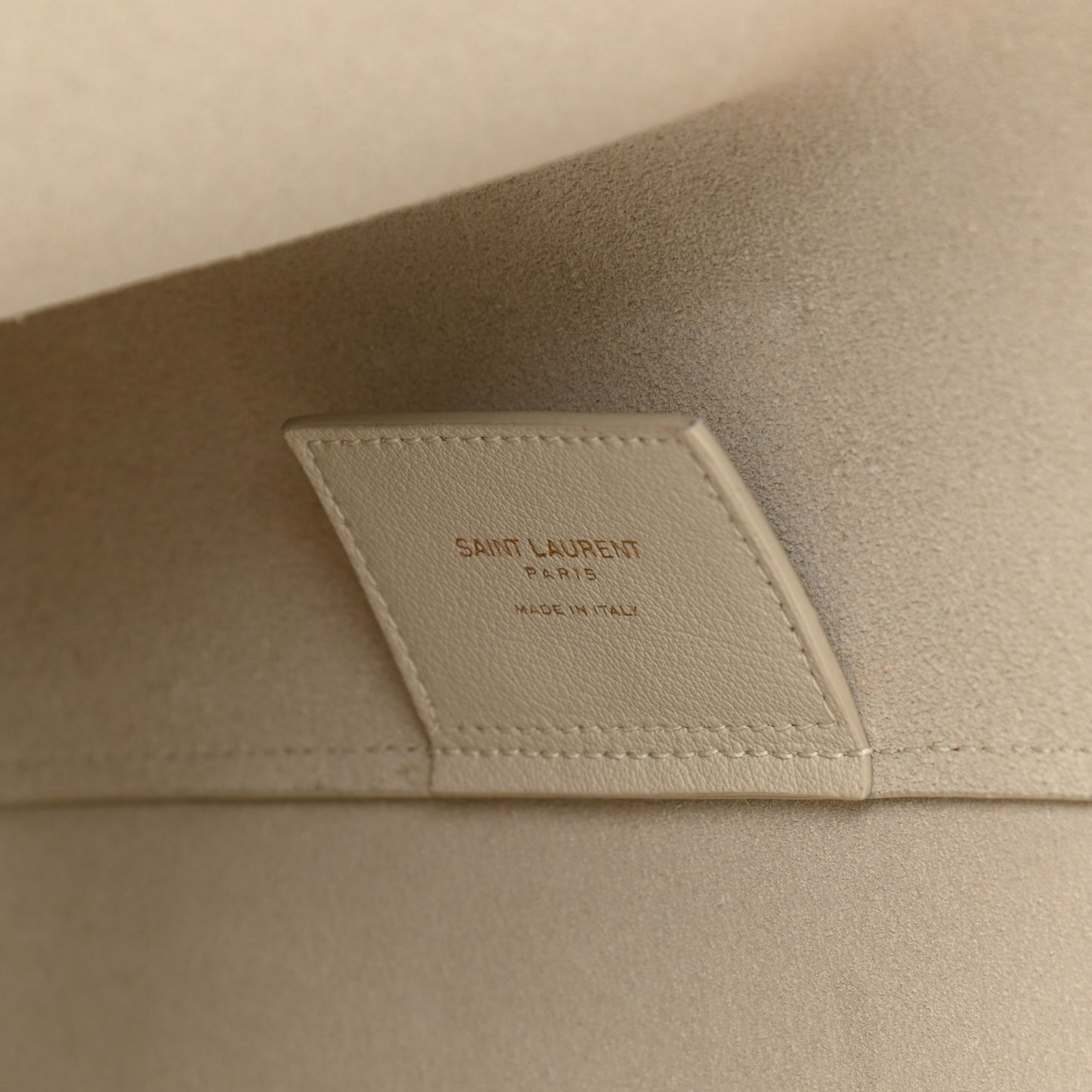 Calfskin Large Shopping Tote Porcellana