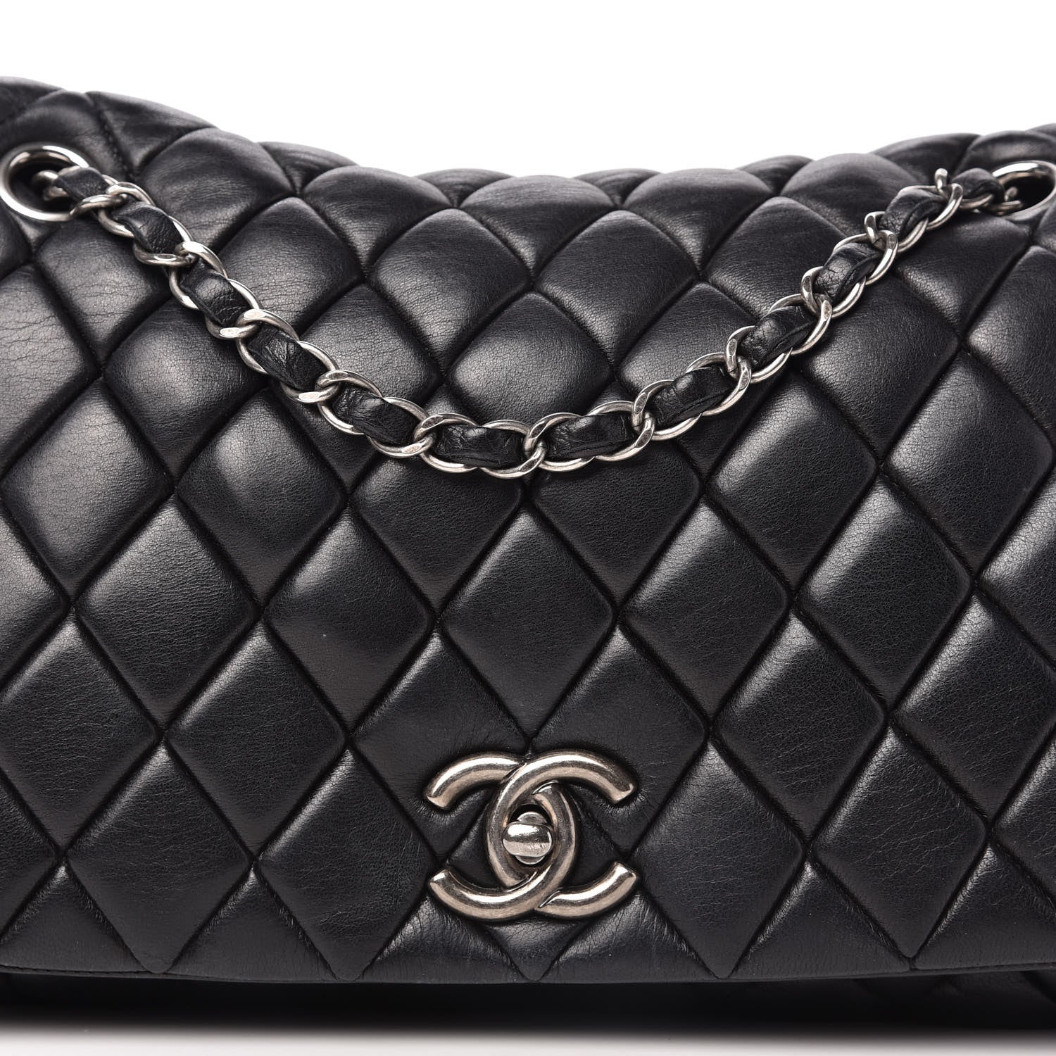Chanel Lambskin Large New Bubble Flap Black 10 of 10