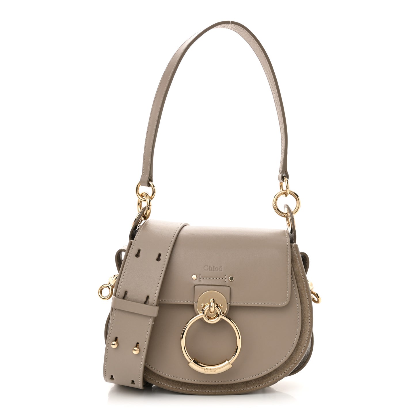 Calfskin Small Tess Bag Motty Grey