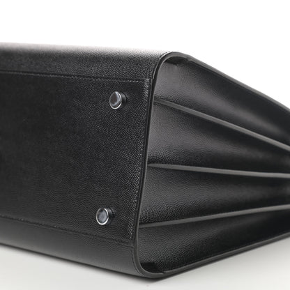 Saint Laurent Grained Calfskin Small Sac De Jour Black 10 of 10