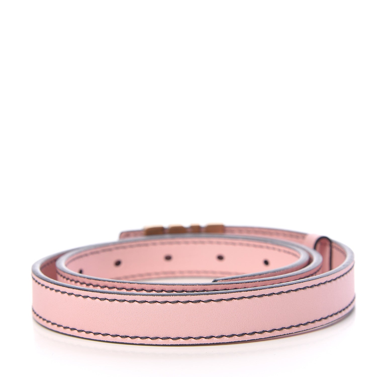 Christian Dior Calfskin D Fence Belt 75 Baby Pink 3 of 7