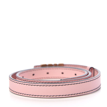 Christian Dior Calfskin D Fence Belt 75 Baby Pink 3 of 7