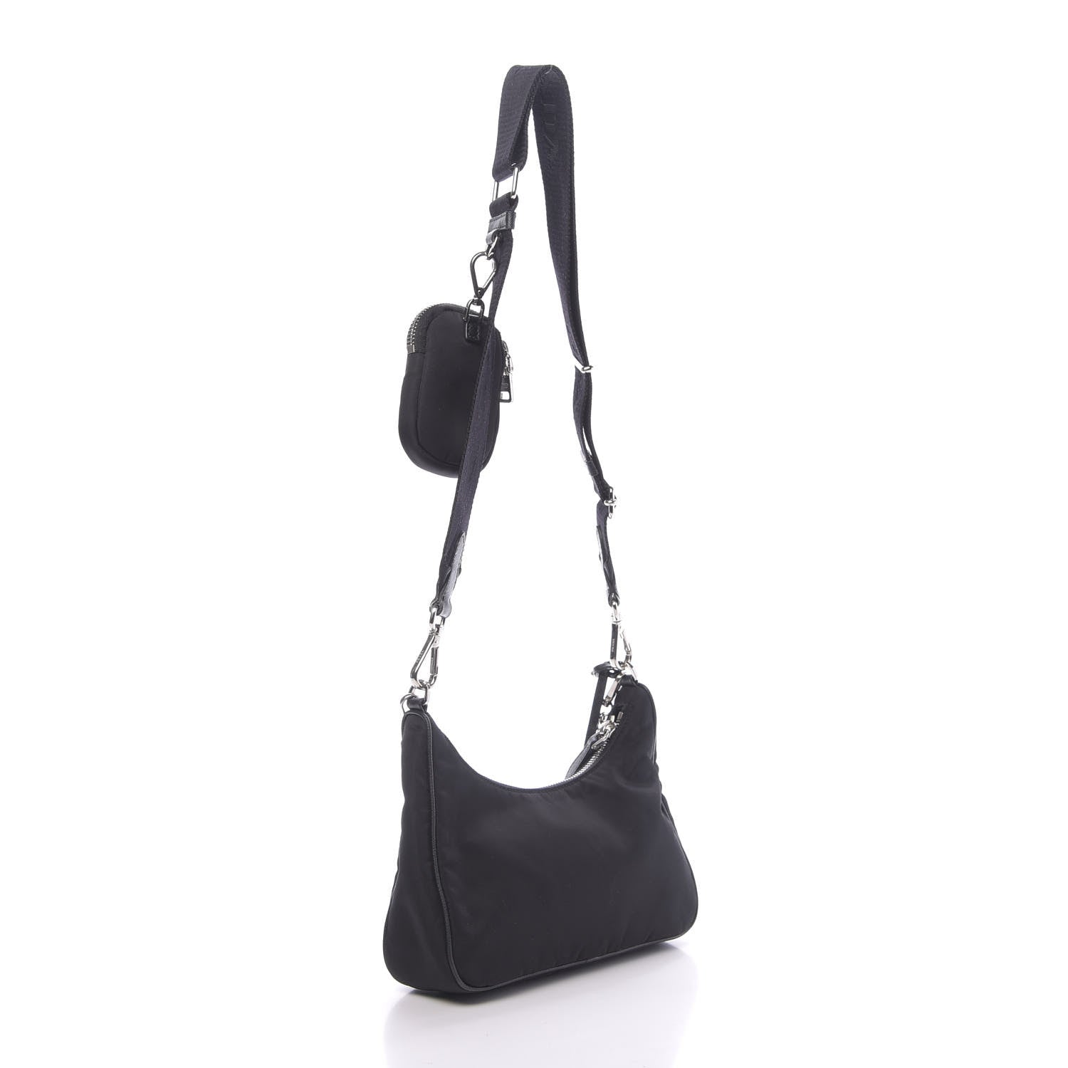 Prada Nylon Re-Edition 2005 Shoulder Bag Black 3 of 13