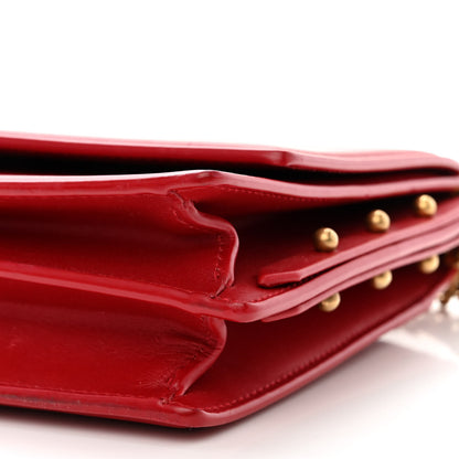 Saint Laurent Smooth Calfskin Zoe Chain Bag Eros Red 10 of 13