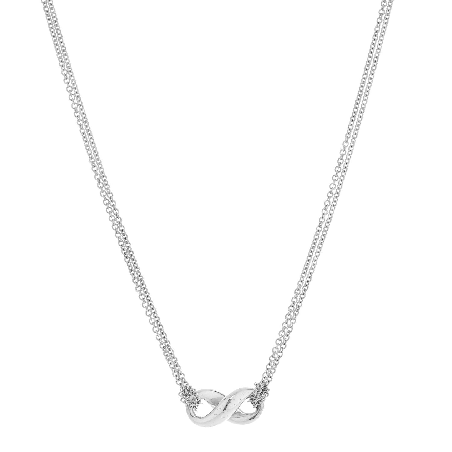 Sterling Silver Infinity Pendant Necklace