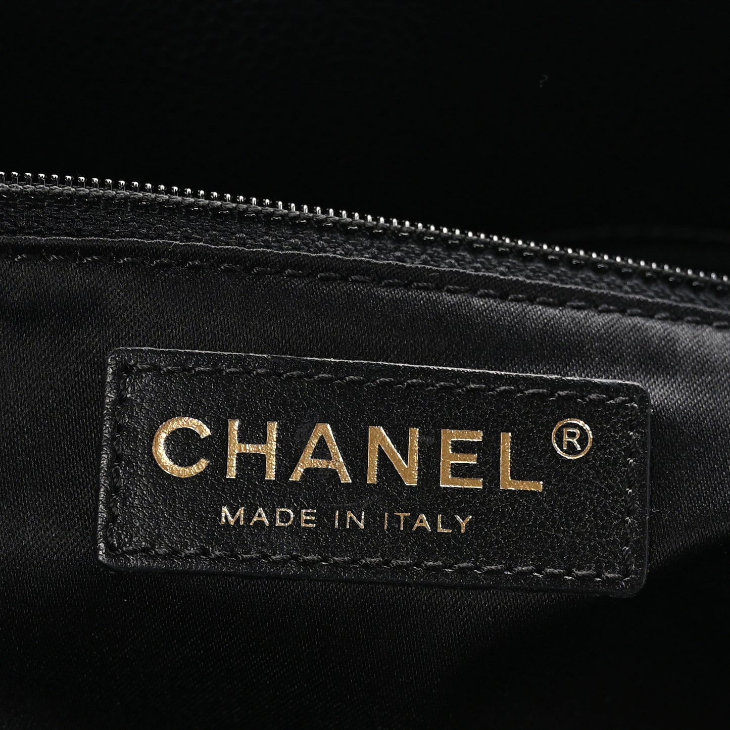 Caviar Quilted Grand Shopping Tote GST Black