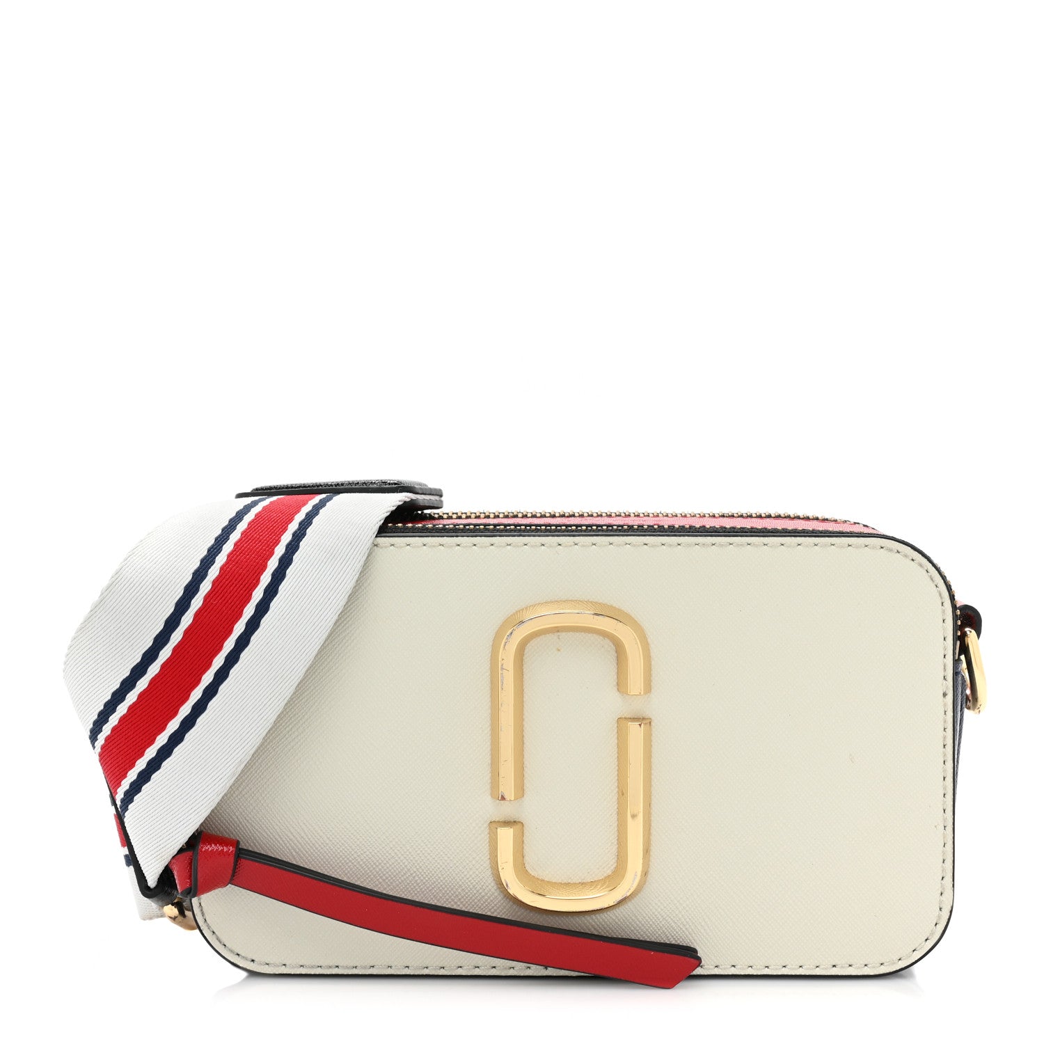 Marc Jacobs Saffino Small Snapshot Camera Bag Coconut Multi 1 of 10
