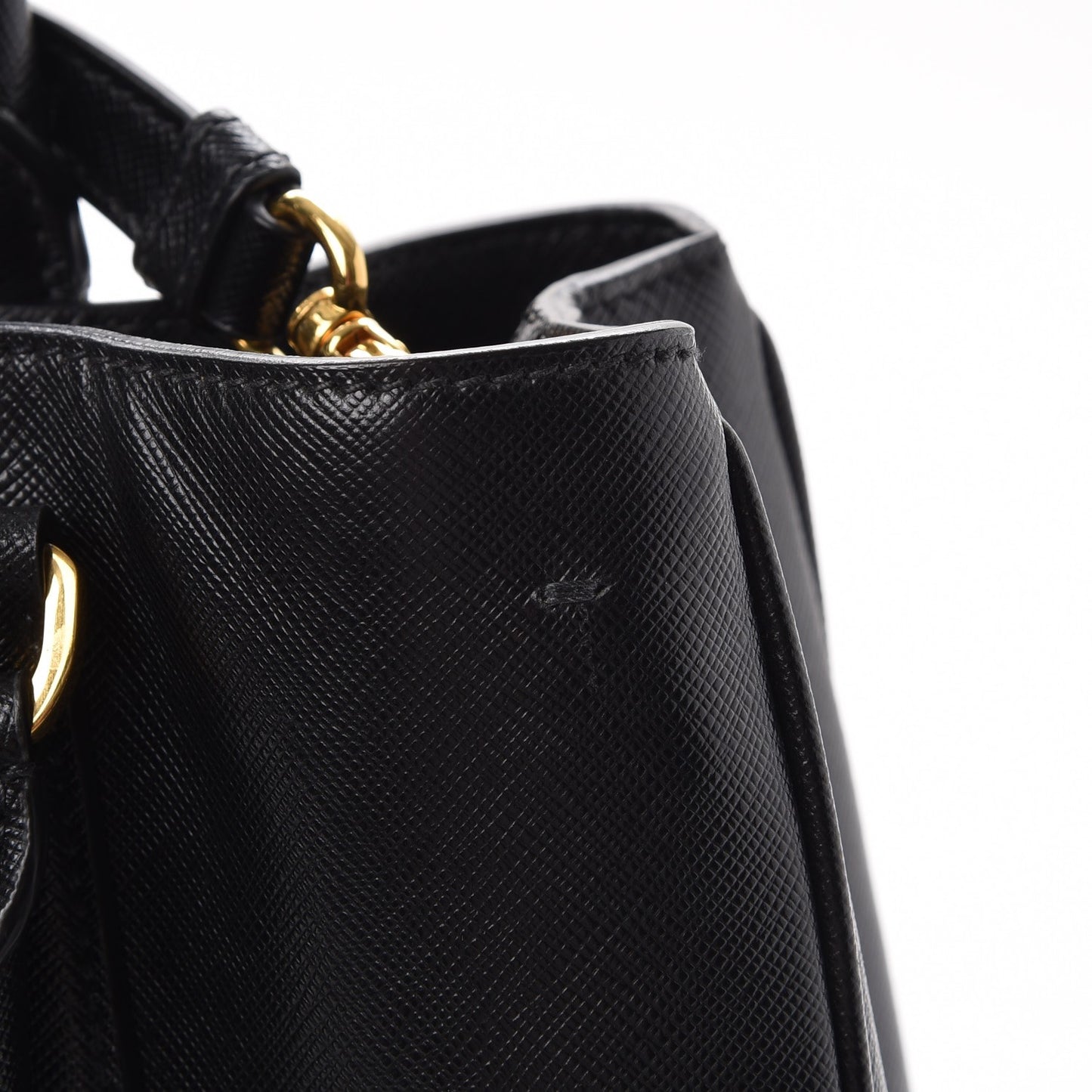 Saffiano Lux Medium Tote Nero Black