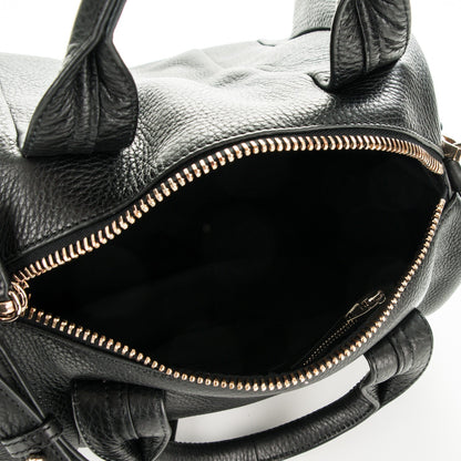 Alexander Wang Soft Pebbled Lambskin Rocco Black Pale Gold Hardware 5 of 6