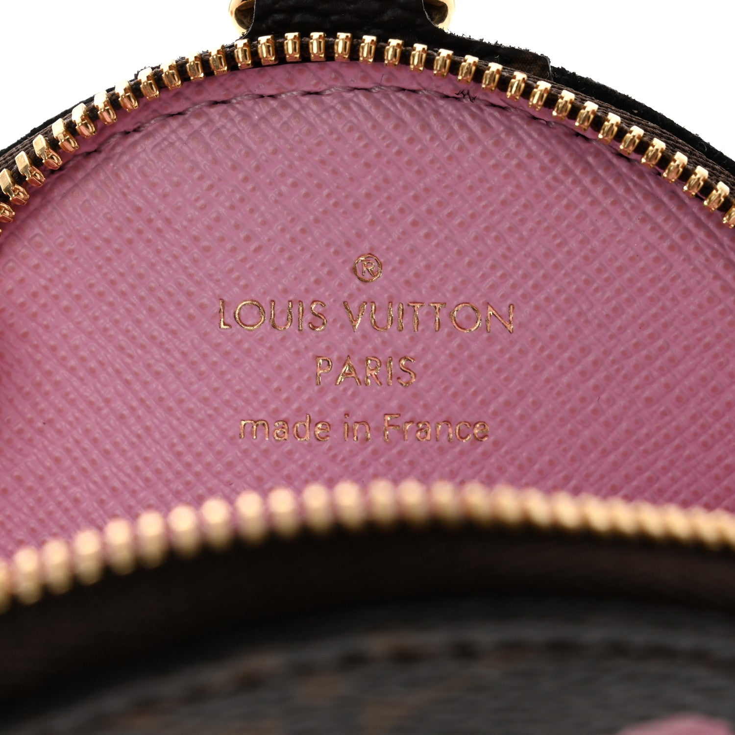 Louis Vuitton Monogram 2021 Christmas Animation Japanese Garden Round Coin Purse Wisteria Pink 6 of 7