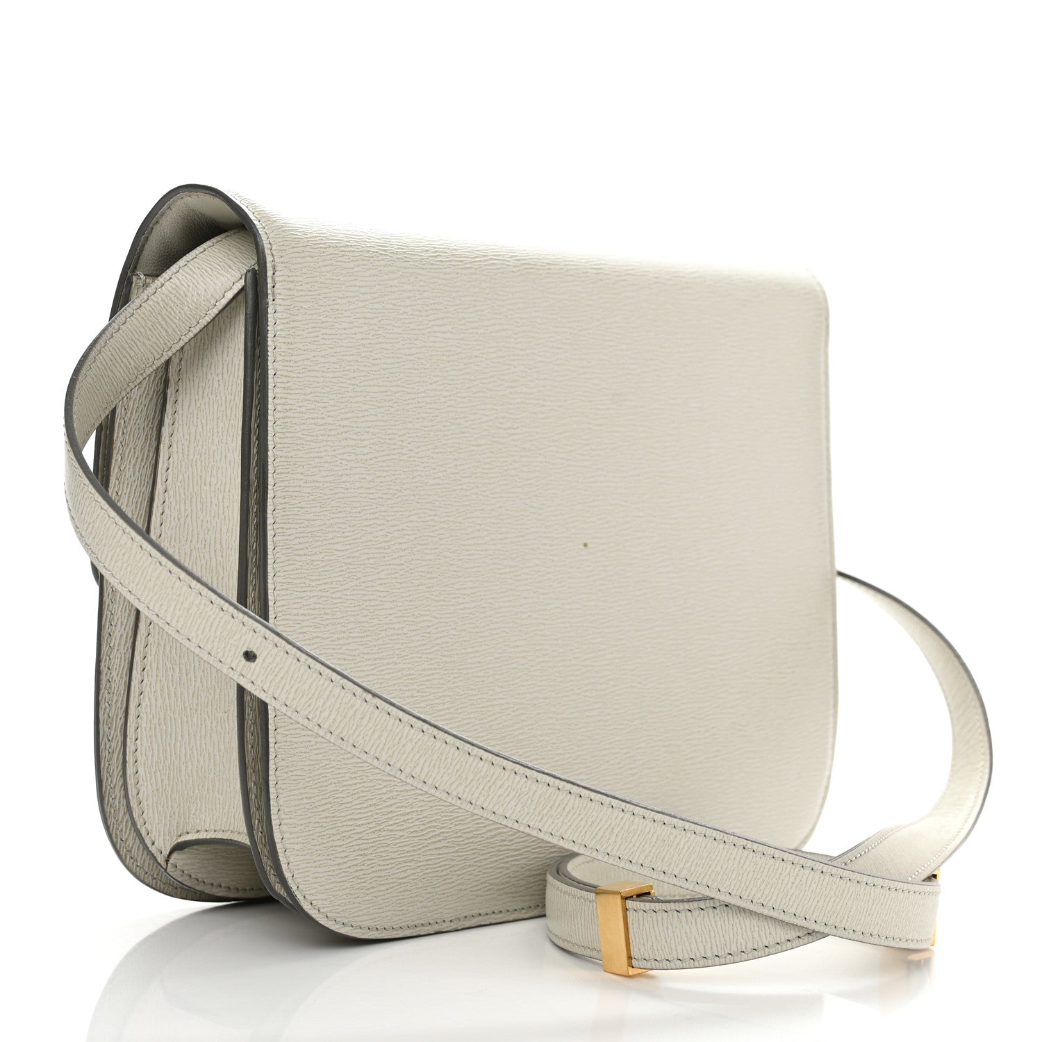Celine Liege Calfskin Medium Classic Box Flap Bag Pale Grey 2 of 15