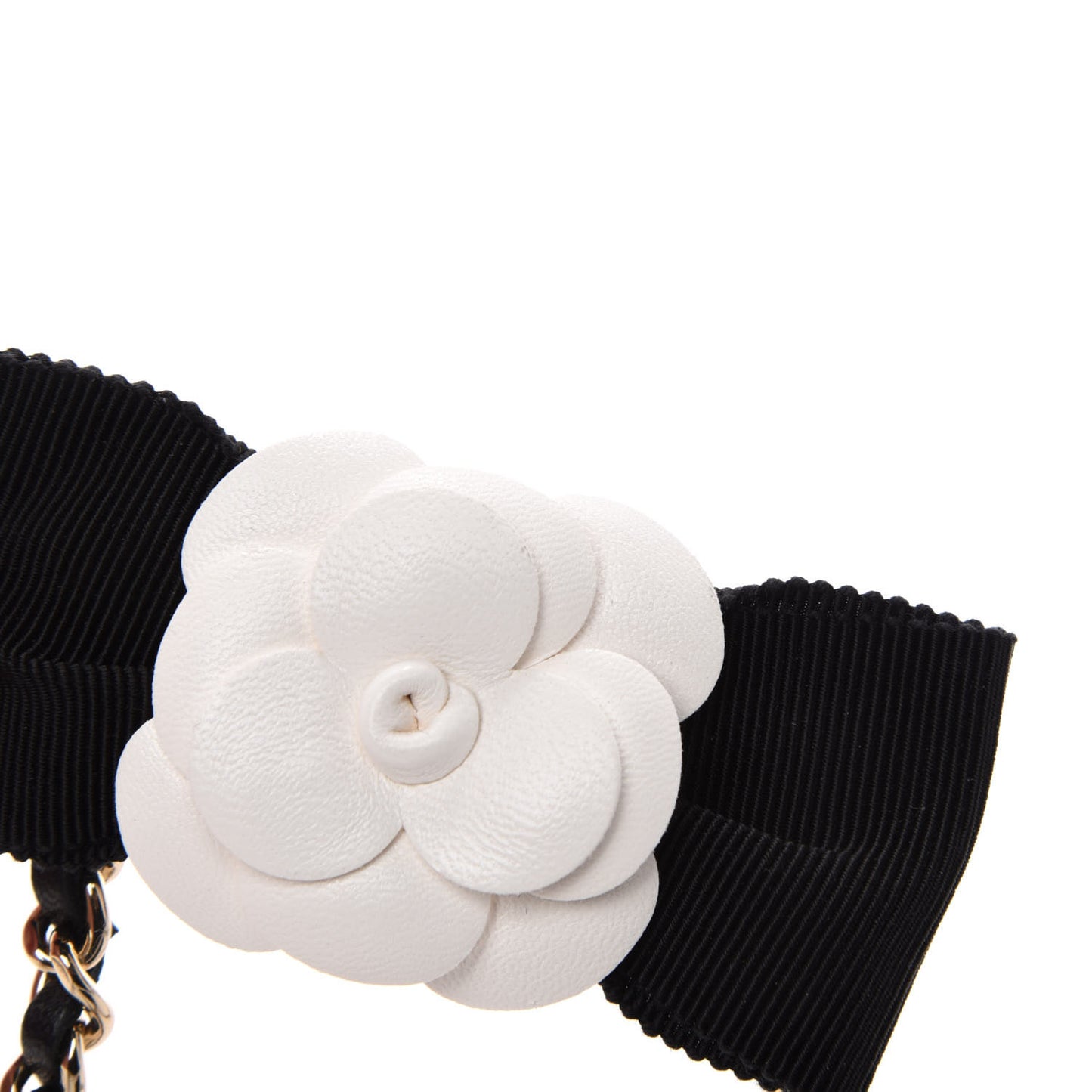 Lambskin Quilted My Chanel Lady Card Holder On Chain Black