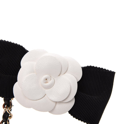 Chanel Lambskin Quilted My Chanel Lady Card Holder On Chain Black 8 of 13