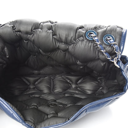 Chanel Calfskin Quilted Large Chesterfield Flap Navy 5 of 16