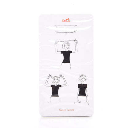 Hermes Knotting Cards Cartes A Nouer Carre Scarf Guide 3 of 4