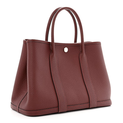 Hermes Vache Country Garden Party 30 TPM Rouge H 3 of 10