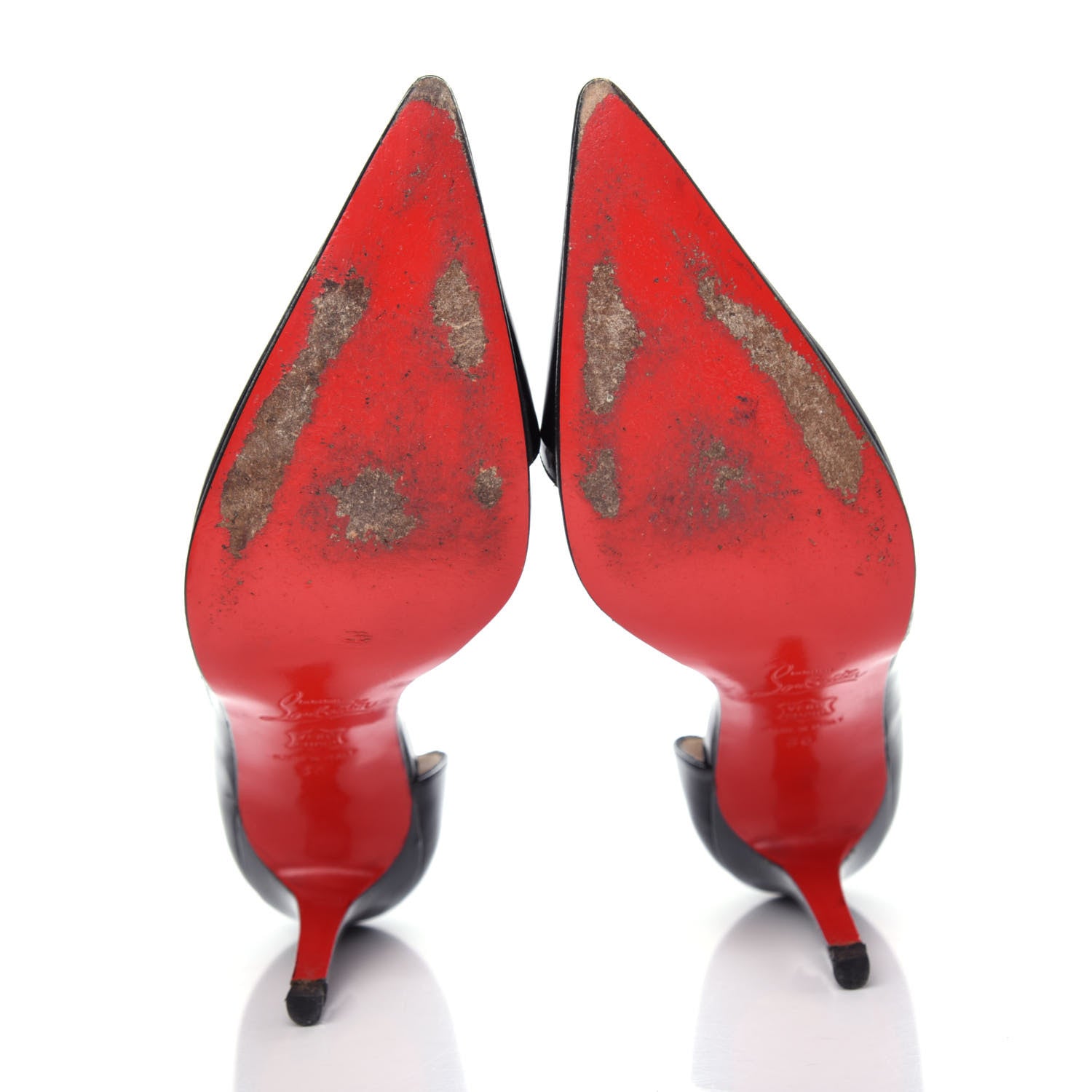 Christian Louboutin Patent New Helmut 100 Pumps 36 Black 6 of 9