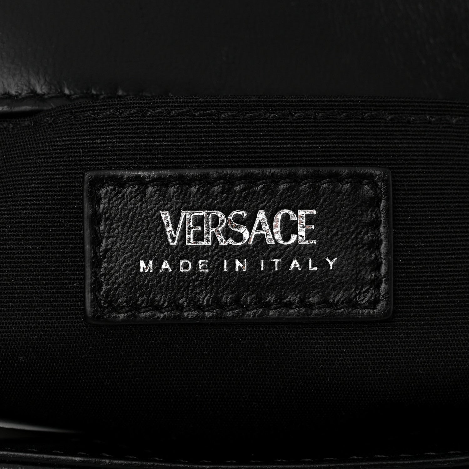 Versace Nappa Quilted Medusa Small Chain Shoulder Bag Black 6 of 9