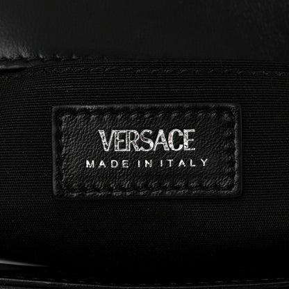 Versace Nappa Quilted Medusa Small Chain Shoulder Bag Black 6 of 9
