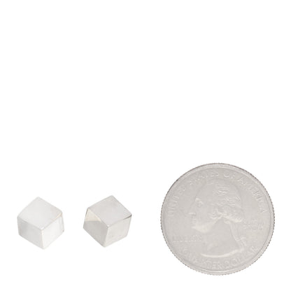 Tiffany Sterling Silver Cube Earrings 2 of 4
