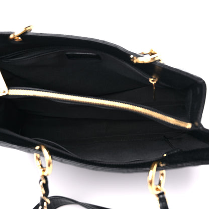 Chanel Caviar Quilted Grand Shopping Tote GST Black 5 of 14
